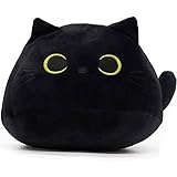 Yoruii Plush Toy Black Cat, Creative Cat Shape Pillow, Cute Cat Plush Toys, Stuffed Animal Pillow,...