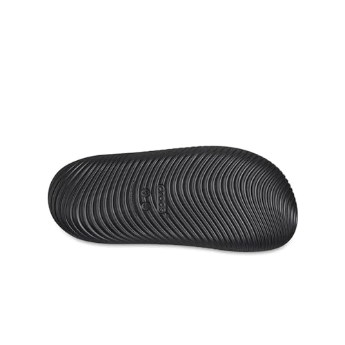 Crocs Tamanco unissex para adultos, Preto, 40