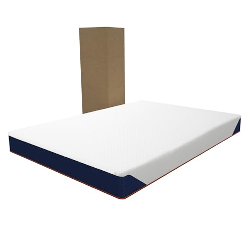 La Mejor Selección de Mercado Libre Colchones Matrimoniales comprados en linea. 50 DR JOOHN Colchón Matrimonial en Caja | Altura 18cm | Confort sin Resortes |Semi – Firme| Espuma de Alta Densidad | Funda Suave y Removible | 190 x 135 x 18 cm