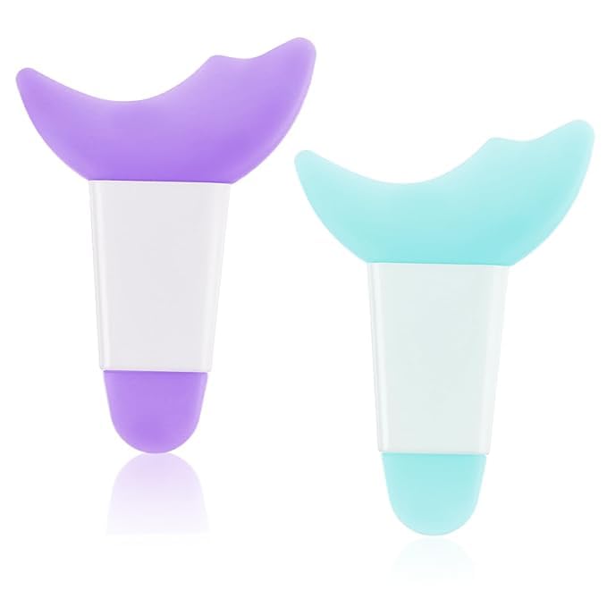 KIRA Eyelash Stencil Silicone Mascara Shield Applicator Guard Cosmetic Eyeliner Helper Tool Lazy Quick Makeup Template Reusable Beginners Friendly Beauty Accessories for Women Girls (2Pc)-image-5