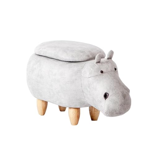 Tabouret créatif de dinosaure avec coffre de rangement cuir
