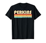 PERKINS Surname Funny Retro Vintage 80s 90s Birthday Reunion T-Shirt