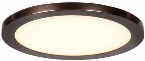 Access Lighting - HI Access 20812LEDD-BRZ/ACR Contemporary Modern LED Flush Mount from Disc Collection in Bronze/Dark Finish