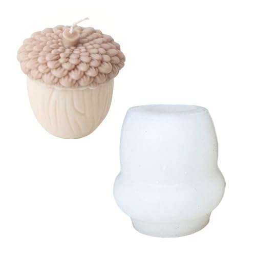 再利用可能な柔軟な松ぼっくり形のシリコンクリスマス鋳造と石膏クラフト手作り