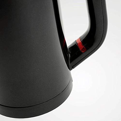 Hervidor eléctrico portátil 0.6L con control inteligente negro miniatura 6