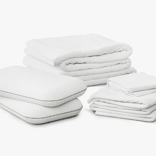 Resident Serenity Sleep Bundle Pillow, King, White 6 Count