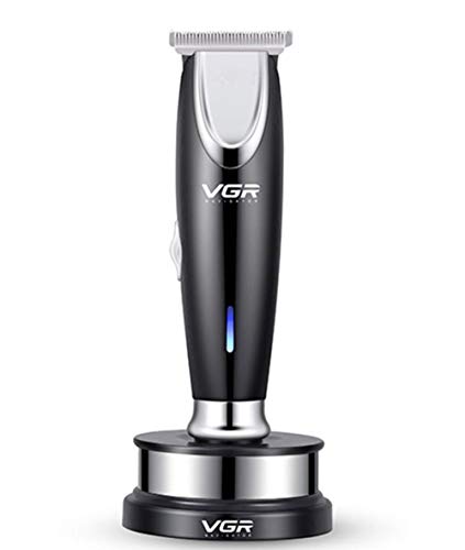 Cordless Charging Hair Clipper Professional Electric Push Shear Shaving Machine Trimming Engraving Styling with Charging Base And 4 Guide Comb for The Family