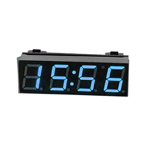 Car Digital Tube Electronic Clock LED Three-in-One Time + Temperature + Voltage A Basic Version of The Microcontroller Electronic Clock
