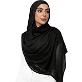 Piewag Viscose Hijab Scarf for Women Muslim Cotton Jersey Hijab Head Wrap Scarves Fashion Long Scarf Shawls...