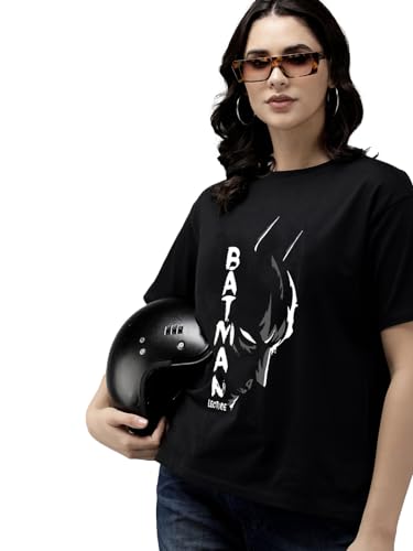 Image of LEOTUDE Oversized Cotton Blend Printed Women's T-Shirts Combo (Pack of 3)