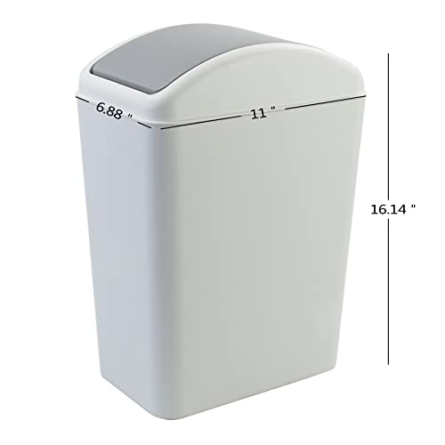 Bringer caneca de basura de cocina 4.5 galones con tapa basculante miniatura 3