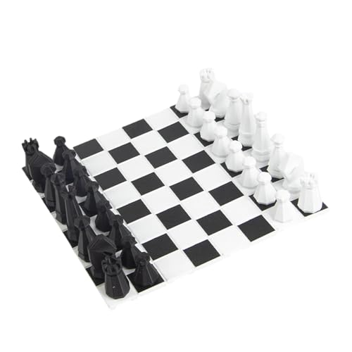RNXRZANK Juego de Ajedrez Portátil con Tablero Enrollable Piezas de Ajedrez Ligeras Diseño Plegable y Resistente PP Adecuado para Niños Principiantes Viajes