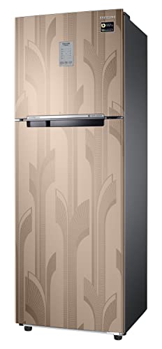 Image of Samsung 256L 2 Star Inverter Frost-Free Convertible 3 In 1 Double Door Refrigerator Appliance (RT30C3732YB /HL,Bronze Archi)
