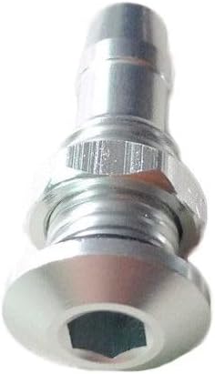 RC Boat Water Cooling Outlet Nozzle, Aluminum Alloy Motor Fitting for Electric & Methanol Ships, M6 M8 Threaded Joint Connector 20mm 25mm, 2 Pack(M6 Thread)