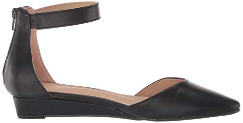 Dream Pairs Women's Black Pu Low Wedge Ankle Strap Flats Shoes Size 9 M Us Amiga #TOP5