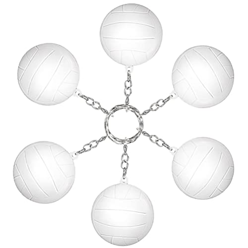 Ifundom Confezione da 12 Portachiavi Bianchi da
