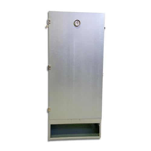 Fumoir 4 niveaux en tôle galvanisée, h 110 cm