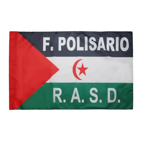 AZ FLAG Bandera del Frente POLISARIO Sahara Occidental 90x60cm para Palo - Bandera SAHARAUI 60 x 90 cm