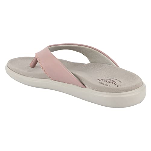 Image of Medifeet Women's Leather Thong Slippers