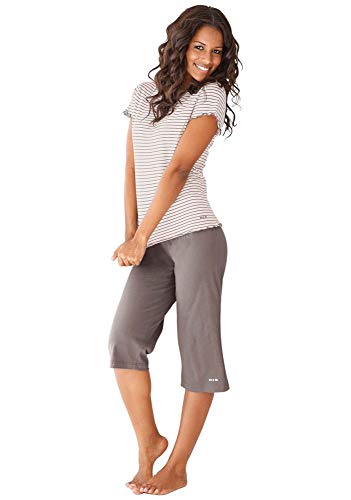 Preisvergleich Produktbild HIS Damen Pyjama Night Basics (Natur, 32 / 34)