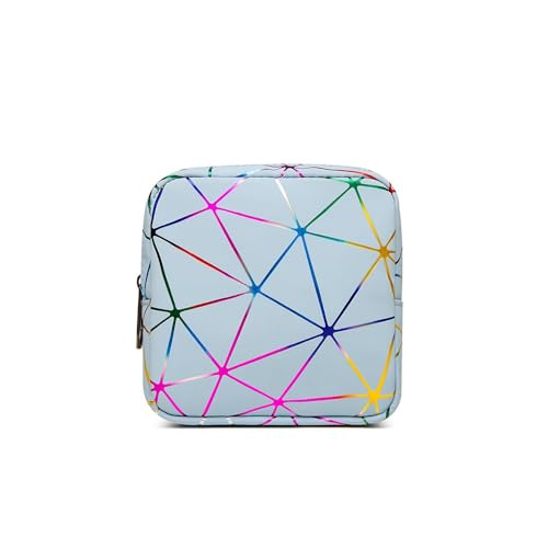 生理用ナプキン収納袋 十代の少女ポータブル生理用ナプキン収納袋 3 色利用可能 12x4x12cm(青)