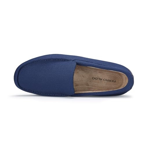 Image of Ferro Aldo Men's Dress Loafer Collection | Modern & Classic Slip-On Styles | Available in Suede, Woven, and Wholecut