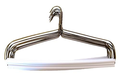 Mawa by Reston Lloyd Non-Slip Space-Saving Clothes Hanger For Belts with 4-Hooks, Style GH, Set of 5, Silver