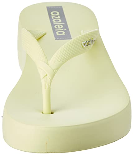 Tamanco Gabi Light, Azaleia, Feminino, Verde Cítrico Claro, 37