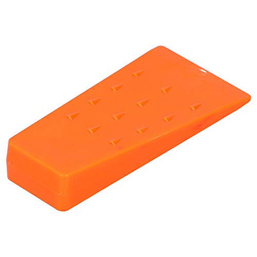5.5In Orange Logging Tree Cutting Wedge, Felling Wedge Logging Tools, Woodworking Chainsaw Accessories #TOP3