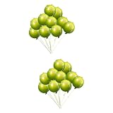 WOONEKY 20 globos de tenis hinchables, globos de cumpleaños, mini pelotas de tenis, globos de fútbol, accesorios para fiesta de tenis, globos verdes, decoración de fiesta, burbuja, papel de aluminio,