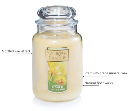 Yankee-Candle-Flowers-in-the-Sun-Scented-Classic-22oz-Large-Jar-Single-Wick-Candle-Over-110-Hours-of-Burn-Time Yankee Candle Flowers in the Sun Scented Classic 22oz Large Jar Single Wick Candle Over 110 Hours of Burn Time