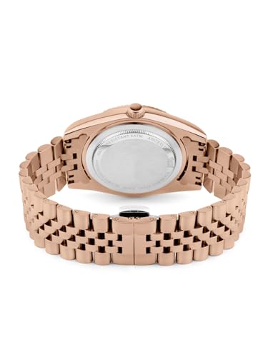 Image of Ajanta Quartz Monaco Men's Analog Watch|| Stainless Steel Bracelet Strap | Day & Date Display | Water Resistant | Fashion Wrist Watch for Men