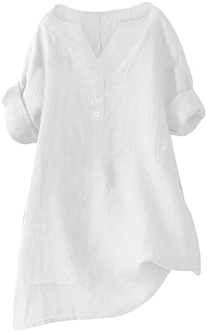 Linen Shirts for Women Flax Linen Clothing Cotton Linen Blouses Button Down Shirts Hemp Clothes Womens Gauze Tops 2025 Linen Shirts for Women Flax Linen Clothing Cotton Linen Blouses Button Down Shirts Hemp Clothes Womens Gauze Tops 2025