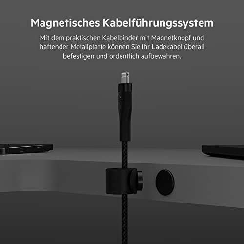 Belkin BoostCharge Pro Flex geflochtenes USB-C/Lightning-Kabel, 2 m, MFi-zertifiziert, 20 W… – Ansicht 5