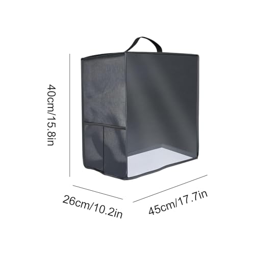 Funda para máquina de hielo con ventana transparente y protección térmica para cocina 7
