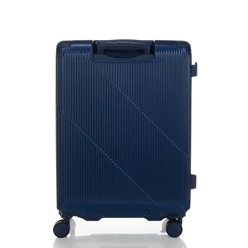 Image of American Tourister Luggage Bag with TSA Lock & 8 Wheels Hard PC Check-in Suitcase /Trolley Bag for Travel /Holiday /Travel Bag with Double Spinne Wheels for Men & Women-