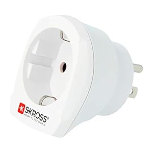 SKROSS 1.500203-E Europe to USA Internationale reisadapter – Shuko of Europese plug-in, US plug-out – Spanning en…