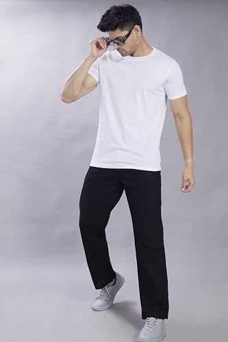 Image of DIVISIVE Men's Relaxed Fit Front Pleated Cotton Linen Blend Trousers