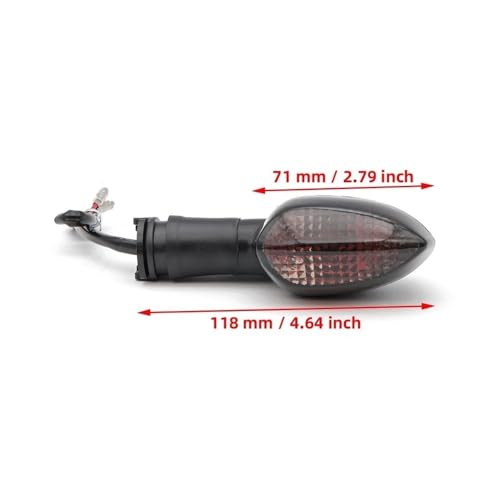Feu clignotant de moto clignotants LED pour YZF R1 R6 R125 Fz6n Xj6 Fz1n - 5