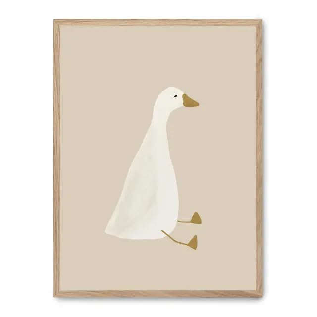 Cuadro white goose FASE5 œuvre murale haut de gamme aux finitions soignées
