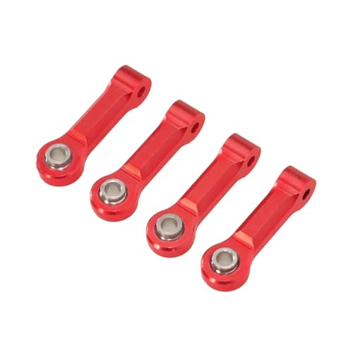Accessoires de suspension fixes en métal rouge pour bras oscillant Wltoys 1/28