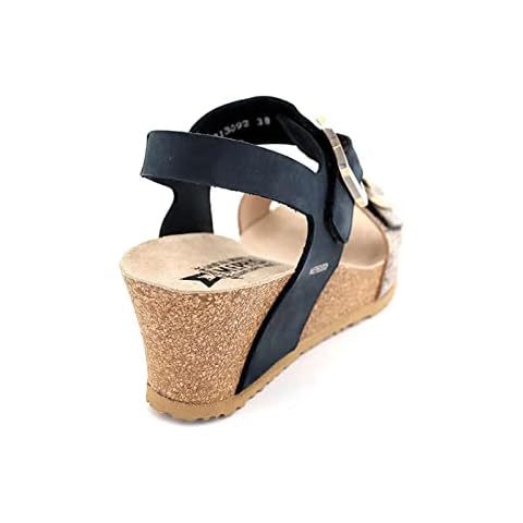 Mephisto Lissia Leather Nubuck Navy Sandalias Mujer Cover