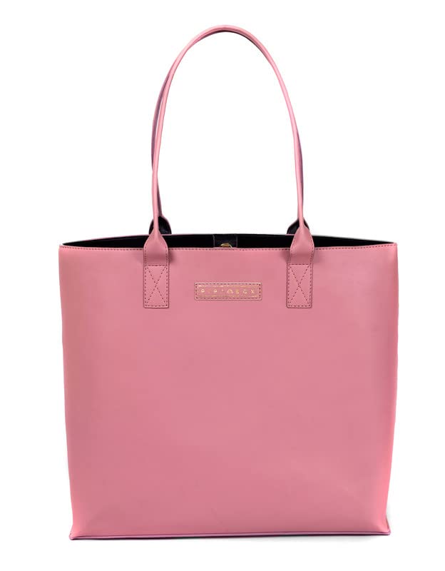 PIPA BOX Giana Vegan Leather Tote Bag With Organizer For Women. Large Storage For Laptop, Notebooks & Wallet. Perfect Travel Bag Firm Straps And Grey Storage Organizer Bag., Pink (B09T3H5L5R) Amazon Price History, Amazon Price Tracker