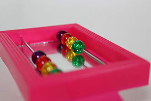 Image of Penn-Plax Bird Life - Mirror with Beads Toy | Easy to Attach to Any Bird Cage | Keep Your Birds Entertained and Stimulated (BA507)