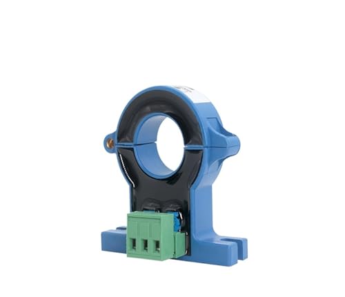 Bolisila AC DC Hall Effect Current Transducer DC24V 20mm Hole 0-100A 0-200A 0-500A 0-1000A Current Transmitter Current Sensor 4-20mA 0-10V 0-5V(DC 0-50A,4-20mA)
