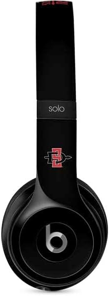 Skinit Decal Audio Skin Compatible with Beats Solo 2 Wired - Officially Licensed College Aztecs San Diego State Design
