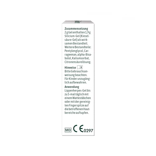 Herpescreme Hübner Original Silicea Lippenherpes-Gel