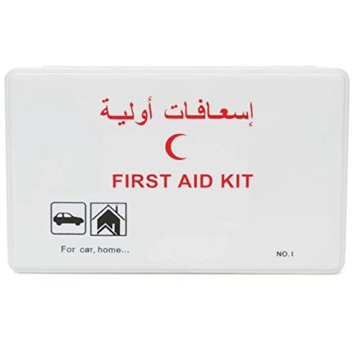 Portable Emergency First Aid Kit Set for Travel Home & Car 42-Piece - White