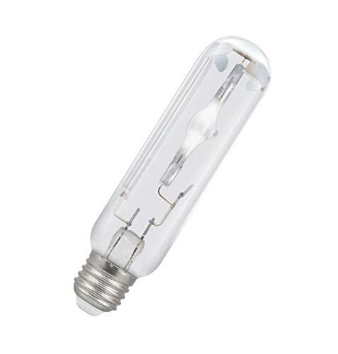 Crompton Lamps HID Tubular 70W ES-E27 Son 4100K Cool White Clear 6500lm ES Screw E27 Metal Halide Bright Light Bulb