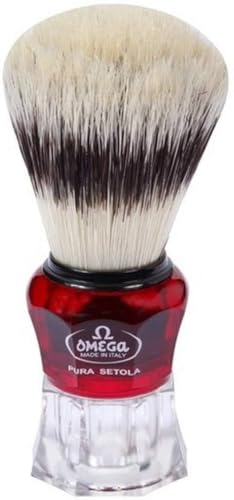 SPAZZOLE DA BARBA IN SETOLA OMEGA 81052 con/Pennello